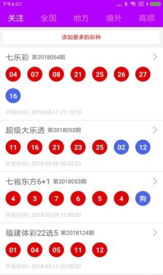 2013够力七星彩奖表